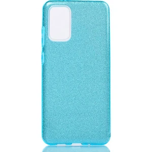 Techno Guru Samsung Galaxy S20 Simli ve Parlak Şık Shining Premium Silikon Kılıf