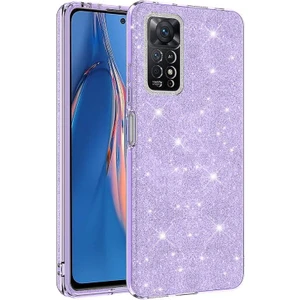 Techno Guru Redmi Note 12 Pro 4g Simli ve Parlak Şık Shining Premium Silikon Kılıf