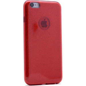 Techno Guru iPhone 6 Plus Simli ve Parlak Şık Shining Premium Silikon Kılıf