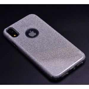 Techno Guru iPhone Xr Simli ve Parlak Şık Shining Premium Silikon Kılıf