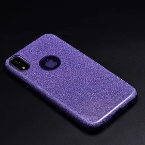 Techno Guru iPhone Xr Simli ve Parlak Şık Shining Premium Silikon Kılıf