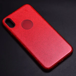 Techno Guru iPhone Xs Max Simli ve Parlak Şık Shining Premium Silikon Kılıf