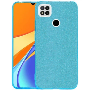 Techno Guru Redmi 9c Simli ve Parlak Şık Shining Premium Silikon Kılıf