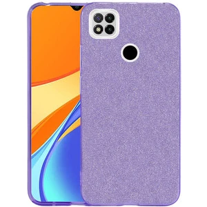 Techno Guru Redmi 9c Simli ve Parlak Şık Shining Premium Silikon Kılıf