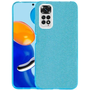 Techno Guru Redmi Note 11S Global Simli ve Parlak Şık Shining Premium Silikon Kılıf