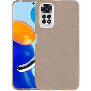 Techno Guru Redmi Note 11S Global Simli ve Parlak Şık Shining Premium Silikon Kılıf