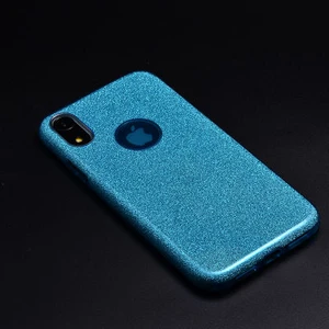 Techno Guru iPhone Xr Simli ve Parlak Şık Shining Premium Silikon Kılıf