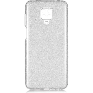 Techno Guru Redmi Note 9s Simli ve Parlak Şık Shining Premium Silikon Kılıf