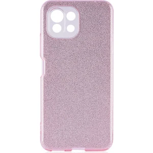 Techno Guru Xiaomi Mi 11 Lite Simli ve Parlak Şık Shining Premium Silikon Kılıf