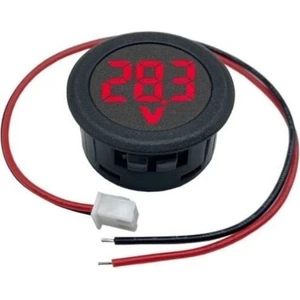 Rakun Robotik 4-100VDC Yuvarlak Voltmetre Kırmızı