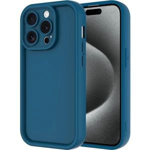 Bilişim Aksesuar iPhone 15 Pro Uyumlu Sah Kılıf Kamera Korumalı Zore Ananas Kapak-Koyu Yeşil