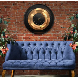 Emya Home Kanvas (Ahşap) Duvar Saati - 50 cm