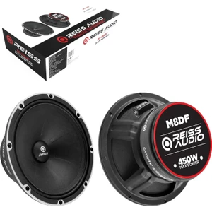 Reıss Audıo RS-M8DF Oto Midrange 20CM 450 Watt 2 Adet