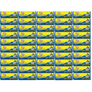 Battal Boy Çöp Poşeti (75 x 90 Cm) 10 Lu Rulo x 50 Paket Çöp Torbası Mavi