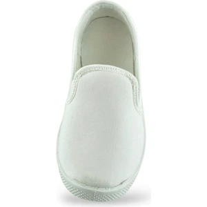 002  Çocuk Keten Bez Ayakkabı Beyaz Renk Keten Ayakkabı Spor