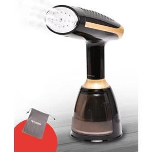 KY-003 Siyah Buharlı Kırışık Giderici 1500W Taşınabilir Seyahat Boy Dikey Ütü