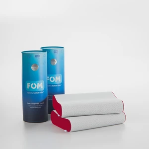FOM 2'li Mini Flex Visco Çocuk Ve Seyahat Uyku Yastık Kampanyası, Ortopedik, 50 X 30 X 11/9, Kırmızı