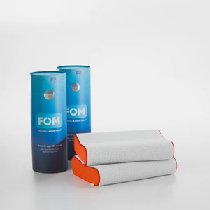 FOM 2'li Mini Flex Visco Çocuk Ve Seyahat Uyku Yastık Kampanyası, Ortopedik, 50 X 30 X 11/9, Turuncu