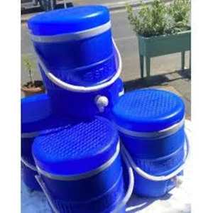 Köy Tohumları 6lt Termos Mavi  Kokusuz Plastikten Kullanışlı Mutfak Piknik Termosu Mini Pratik Kullanışlı