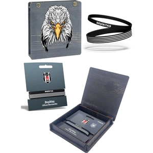 Orijinal 2'Li Silikon Bileklik Kartal Baskılı Hediyelik Ahşap Kutulu