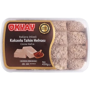x 2 Adet Baklava Dilimli Kakaolu Helva 450 gr