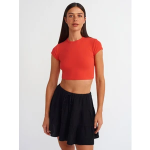 30936 Vücuda Oturan Crop Top-K.kırmızı