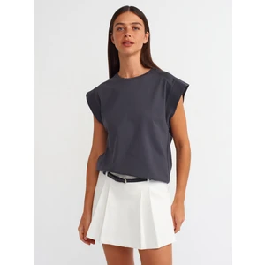 30724 Pamuklu T-Shirt-Antrasit