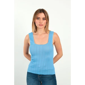 Kadın Kare Yaka Triko Atlet 5261