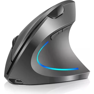 Dikey Ergonomik Kablosuz Mouse (Sarjlı)
