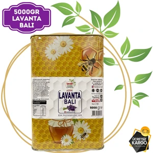 Baştan Yöresel 5kg Teneke Lavanta Balı