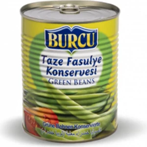 800 Gram Burcu Taze Fasulye Konservesi