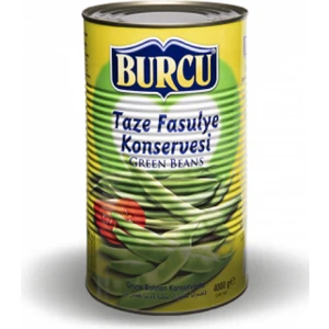 4000 Gram Burcu Taze Fasulye Konservesi
