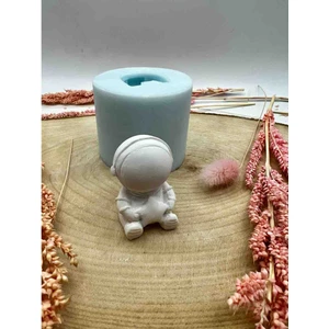 Yıldızlı Astronot Silikon Kalıp