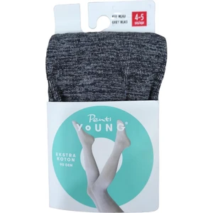 Çocuk Extra Cotton Pamuklu Düz Külotlu Çorap