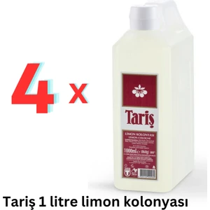 Limon Kolonyası Plastik Bidon 1 Lt x 4