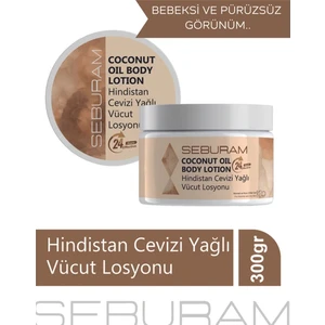 Seburam Hindistan Cevizi Yağlı Onarıcı ve Nemlendirici Duş Vücut Losyonu Cilt Bakım Vücut Kremi