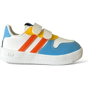 Çocuk Sneaker Spor Ayakkabı Mavi - Turuncu