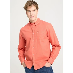 Regular Fit Turuncu Erkek Gömlek W5MY20527933L Uzun Kollu Gömlek