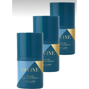 Divine Parfümlü Roll-On Deodorant 3 Adet