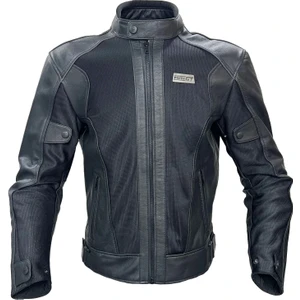 Black Panter Hakiki Deri Yazlık Korumalı Motosiklet Montu