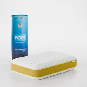 FOM Tombik Full Ortopedik Masaj Etkili Konforlu Visco Yastık, Ortopedik, 60 X 40 X 13, Sarı