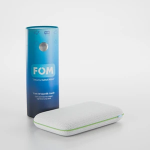 FOM Mini Tombik Visco Uyku Ve Seyahat Yastığı, Pamuk Bebek Yastık, 50 X 30 X 10, Yeşil