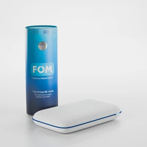 FOM Mini Tombik Visco Uyku Ve Seyahat Yastığı, Pamuk Bebek Yastık, 50 X 30 X 10, Lacivert