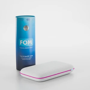 FOM Mini Tombik Visco Uyku Ve Seyahat Yastığı, Pamuk Bebek Yastık, 50 X 30 X 10, Fuşya
