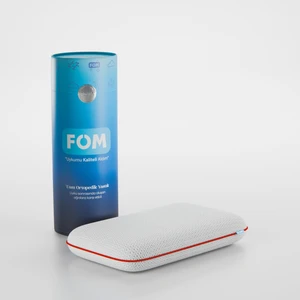 FOM Mini Tombik Visco Uyku Ve Seyahat Yastığı, Pamuk Bebek Yastık, 50 X 30 X 10, Turuncu