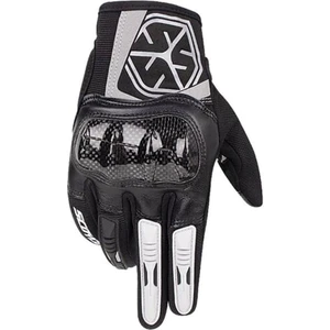 MC122 Erkek Yazlık Motosiklet Eldiven Siyah Gri