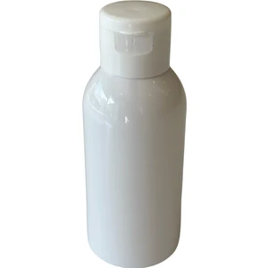 Koçak Ambalaj 100 ml Beyaz Renk Fliptop Kapaklı Şişe 10 Adet