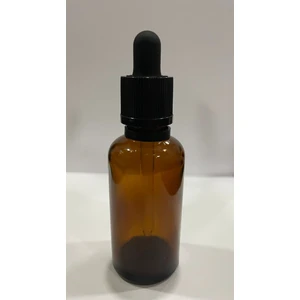 Koçak Ambalaj 50 ml Amber Renk Damlalıklı Cam Şişe 10 Adet
