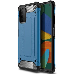 Techno Guru Samsung Galaxy A03S Tam Koruma Sağlayan Çift Katmanlı Crash Premium Sert Silikon Kılıf