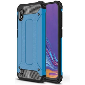 Techno Guru Samsung Galaxy A10 Tam Koruma Sağlayan Çift Katmanlı Crash Premium Sert Silikon Kılıf